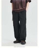 Pantalones casuales sueltos de estilo japonés para hombre, cómodos y transpirables, para actividades deportivas - details 1
