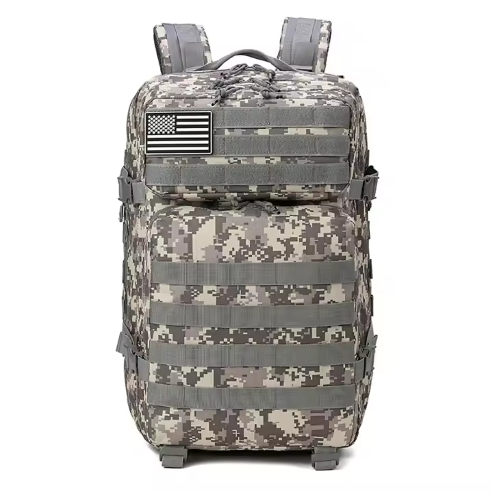 Mochila táctica de viaje de 45 litros Mochila de asalto camuflaje para senderismo, montañismo y acampada Bolsa de cabina para vuelos, ideal para hombres y mujeres - 1