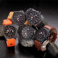 Reloj de Pulsera de Cuarzo Automático de Marca XINEW Correa de Cuero de Moda Casual para Hombres - details 5