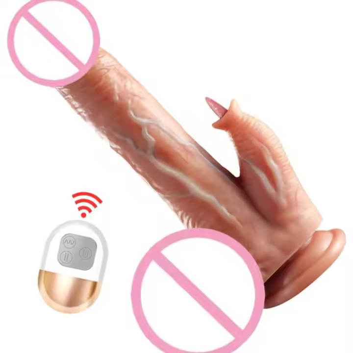 Nuevo juguete sexual con consolador vibrador, lengua oscilante con calefacción retráctil, carga USB remota inalámbrica para mujer - 1