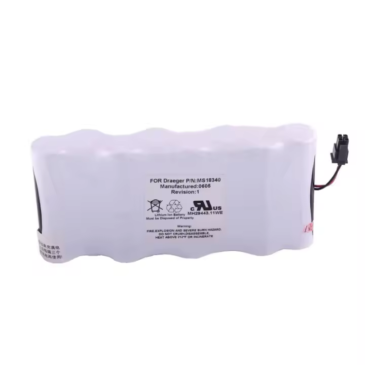Batería de Monitor de signos vitales para Drager AS36059,MS14234,MS14490,MS18340, SC 6002XL,L18650-8DR,AMED2160, MS18340 - 1