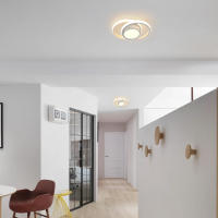 Goeco Lámpara de Techo LED Estilo Nórdico Iluminación Moderna 32W Plafón Redondo - details 3