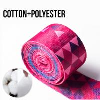 Yoga Stretch Belt With Design Colorful 183CM Length Cotton Polyester Soft Durable Skin-friendly Yoga Stretch Band For Women - details 1