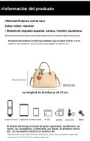 Bolso de mujer nuevo, bolso de mensajero de alta gama, bolso de lujo ligero para llevar bajo el brazo. - details 1