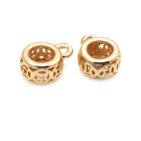 Collares de latón de Color dorado de 18K, pulseras, dijes, conectores, colgantes, cierres, cuentas, conector, suministros para fabricación de joyas, accesorios Diy- - details 6
