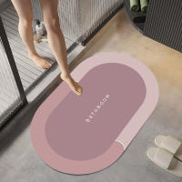 Alfombrilla absorbente para baño, cojín de barro de diatomeas, almohadilla para pies de secado rápido para puerta de baño de inodoro, almohadilla antideslizante para el hogar, alfombrilla para puerta - details 3
