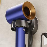 Estante de almacenamiento para secador de pelo con ventosa, soporte para secador de pelo resistente desmontable, soporte para alisador de secador de pelo sin perforaciones a prueba de herrumbre - details 2