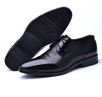 2023 Sepatu Souliers Hommes En Cuir Pria vestido logotipo italiano zapatos de fiesta de cuero de boda para hombres - details 6
