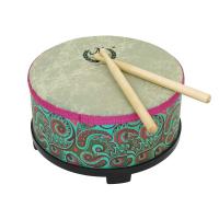 Superficie de piel de oveja de madera profesional con baquetas, instrumento Musical, tambor de 10 pulgadas para regalos musicales para niños - details 1