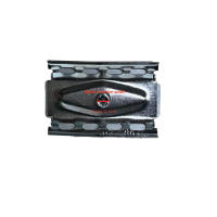Maquinilla de afeitar de doble filo, afeitadora de barba de seguridad en forma de T con cuchillas de repuesto, afeitadora Manual portátil, adecuada para usos de viaje en casa - details 2