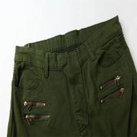 Pantalones vaqueros azules para hombre estilo motociclista pantalones desgastados carga militar moda - details 6
