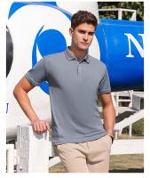 Clásico de los hombres Polo Casual de negocios de gran tamaño Polo de verano Tops de manga corta Camiseta - details 20