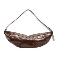 Cuero suave plisado Dumpling Bolso de la Mujer 2025 Nuevo, Cuerno de vaca Bolso de hombro de correa ancha, Negro - details 1