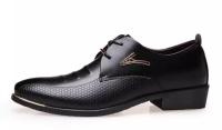 Zapato Social De Negocios Marrón, Zapatos Formales Negros Para Hombre, Traje Informal De Cuero Para Fiesta, Tendencia 20224, Elegante Y Clásico, Oficial Nuevo - details 1
