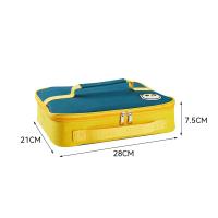 Bolsa de Almuerzo de Doble Asa Bolsa Térmica Gruesa de Tela Oxford Bolsa Cuadrada Bento para Picnic - details 1