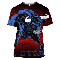 Camiseta de toro español para hombre, Tops con estampado 3D, sudadera de manga corta a la moda, jersey de cuello redondo de verano, ropa informal - details 6