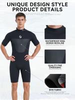 Conjunto Corto De Neopreno De 3 Mm Para Snorkel Profesional Masculino, Protección Cálida Y antimedusas Para Deportes Acuáticos - details 6