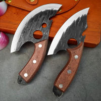 Cuchillo De Cocina Multifuncional De Acero Inoxidable Forgado Con Abrebotellas Y Funda Cuchillo Para Carne Y Desbonador - details 4