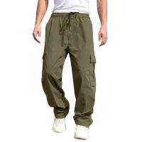 Europa y los Estados Unidos hombres nueva primavera otoño jóvenes calle hombres pantalones casuales moda suelta pantalones de tubo recto monos - details 15