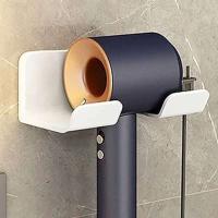 Organizador para secador de pelo, soporte para alisador de pared con aire acondicionado, estante, soporte para cepillo de pelo, accesorios de baño - details 8