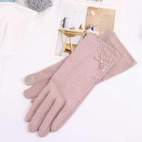Primavera Verano antideslizante Anti Uv estiramiento guante de conducción pantalla táctil guantes de protección solar guantes de encaje - details 13