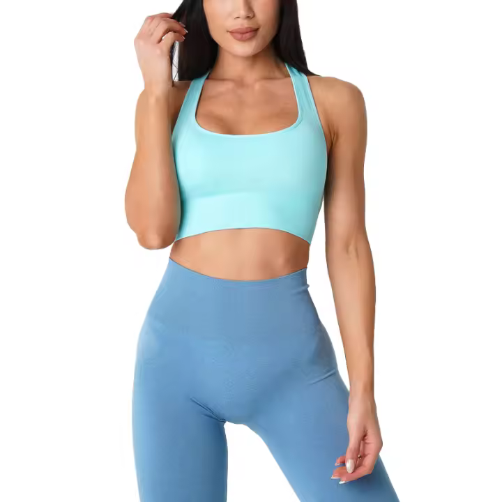 Sujetador Deportivo Mujer NVGTN Ignite Sin Costuras de Spandex Elástico Transpirable Mejora la Forma de los Pechos para Fitness y Deportes de Ocio Ropa Interior - 1