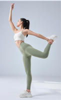 Pantalones deportivos desnudos de cintura alta y glúteos sin tacones, pantalones de gimnasia, ropa de yoga - details 11