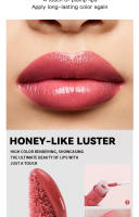 Brillo Labial de Vidrio Hidratante Bvg Lápiz de Labios Antiestickante, Sin Decoloración - details 2