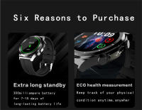 Reloj inteligente para hombre, dispositivo con control del azúcar en sangre, ECG, Bluetooth, llamadas, nuevo - details 1