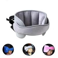 Asiento de coche para bebé Soporte de cabeza ajustable Cinturón de seguridad Almohadas de viaje - details 1