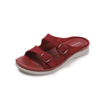 Sandalia 2025 nuevas zapatillas suaves para uso al aire libre de mujer, moda de verano, aumento de altura de suela gruesa, enfriamiento de playa - details 3