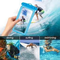 Bolsa de Teléfono Impermeable Universal Gran Bolsa Móvil IPX8 con Cordón para Buceo, Natación, Deportes al Aire Libre 5.2-6.4 Pulgadas - details 2