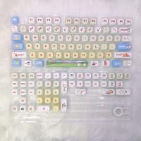 Pequeños ocho teclas PBT sublimación en caliente de cinco lados MOA teclado mecánico altamente adaptable 98 teclas 104 lindo espacio 6,25U（Teclado no incluido) - details 9