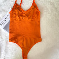 Body moldeador sin espalda con correa ajustable sólida para mujer, body para mujer, casual, cómodo, sin costuras, control de barriga, levantamiento de glúteos para uso diario, ropa de trabajo para mujer para todas las estaciones - details 0