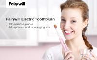 Cepillo de Dientes Eléctrico Sonido Fairywill 5 Modos Cabezas de Repuesto a Prueba de Agua Recargable Potente Limpieza Suave Cepillo de Dientes Eléctrico - details 0