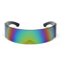 Gafas de sol futuristas para hombres y mujeres, lentes de espejo UV400, lentes láser para fiesta de disfraces - details 10