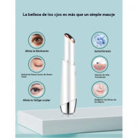 Herramienta de Belleza para los Ojos Introductor de Vibración Masaje Calor Luz Color - details 6