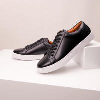 Zapatos blancos de hombre retro zapatos de placa base suave de cuero versátil - details 9