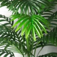 Árbol artificial de 90-120 cm, planta falsa tropical, hojas de palma de plástico verde, ramas grandes utilizadas para el jardín del hogar - details 7