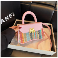 Moda arco iris portátil pequeño cuadrado bolsa 2025 primavera nueva luz de lujo bolsa de las mujeres versátil texturizado axilas bolsa de hombro - details 26
