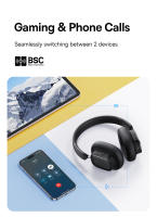 Baseus Auriculares Inalámbricos Bowie H1i Sonido Hi-Res, Cancelación de Ruido, Longitud de Escucha de 100 Hrs, Control de Volumen, Transmisión Inalámbrica Bluetooth 5.3 - details 15