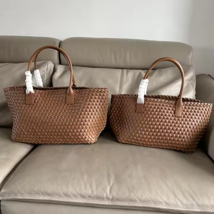 Nueva Moda en Bolsos Tejidos Bolso de Hombro de Mano para Hombres y Mujeres - 1