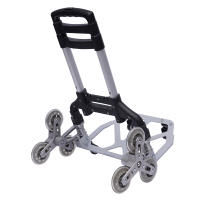 Escalador de escaleras para camión, carro plegable negro, altura ajustable con cuerda elástica y 10 ruedas, bolsa impermeable extraíble - details 6