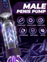 Bomba de pene eléctrica, Juguetes sexuales para hombres, extensión de pene automática IPX7, bomba de agua para pene, agrandamiento de pene, erección de pene, tren de pene - details 1