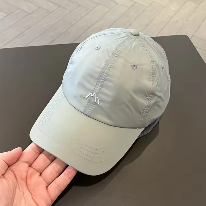 Gorra de secado rápido de Color sólido a la moda, gorra deportiva ultrafina con visera, gorra de béisbol ajustable para hombres y mujeres - 1