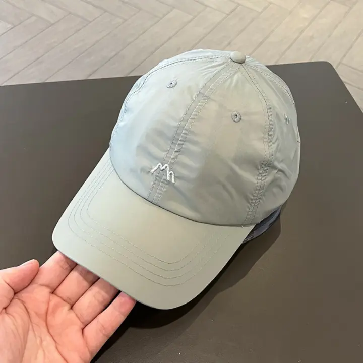 Gorra de secado rápido de Color sólido a la moda, gorra deportiva ultrafina con visera, gorra de béisbol ajustable para hombres y mujeres - 1