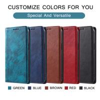 Funda de cuero con tapa magnética para Samsung Galaxy A04, A10E, A20E, A21S, A30S, A50S, A50, A51, A52S, A70S, A71, M10, M12, M13, M23, M32, F23 - details 21