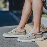 Zapatos de lona para hombre, calzado informal, transpirable, ligero, suave, cómodo, talla europea estándar, Verano - details 19