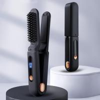 Portátil Sin Cable Alisador de Cabello 3 Velocidades Ajustables Cepillo Eléctrico para Estilizar Rizos Desenredador para Belleza - details 14