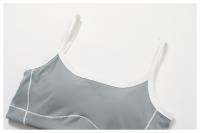 Conjunto de Yoga sin Mangas Estilo Gimnasio para Mujeres Conjunto Deportivo de Primavera/Verano con Levantamiento de Cintura y Cadera Bra+Shorts - details 18